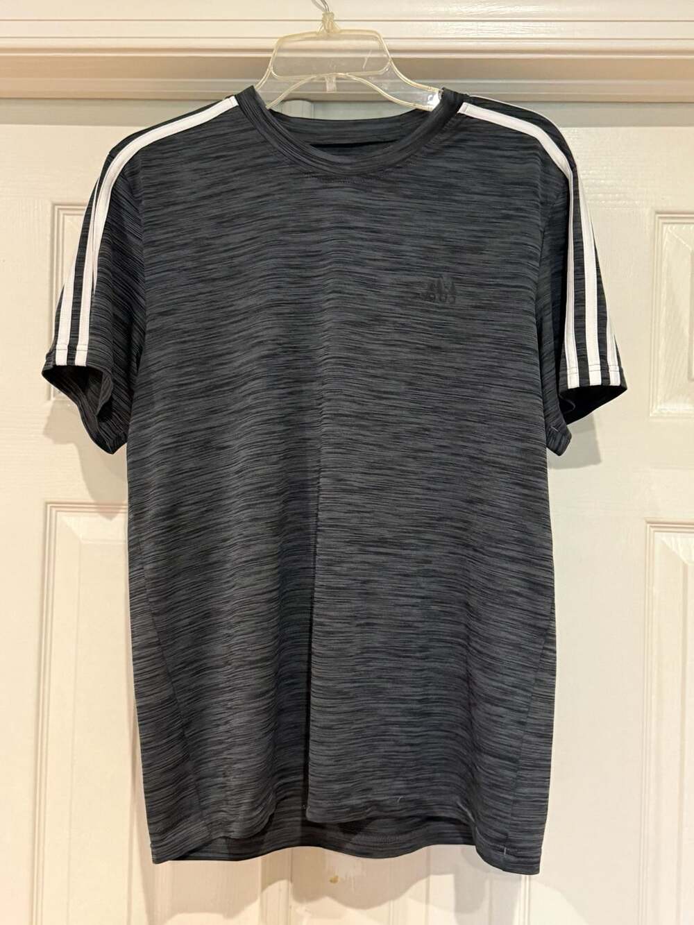 Adidas Men's 3-Stripe AEROREADY Primegreen T-Shirt Dark Gray